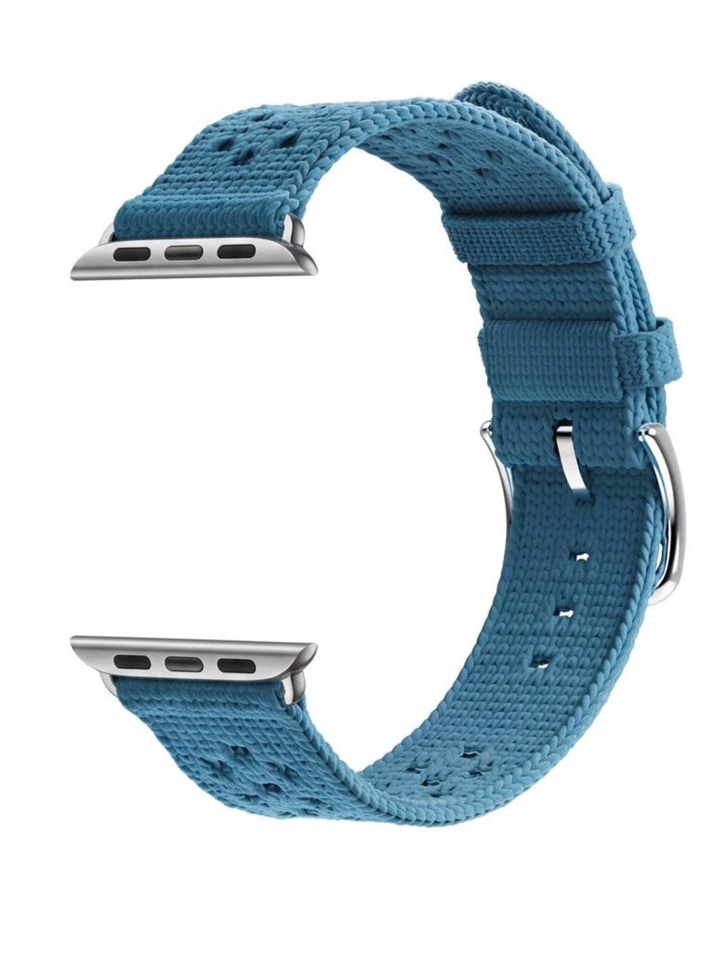 [NEW] Apple Watch Hermès - 41mm Bleu Jean Tricot Single Tour Band. Authentic